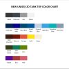 tank top color chart - Fourth Wing Store