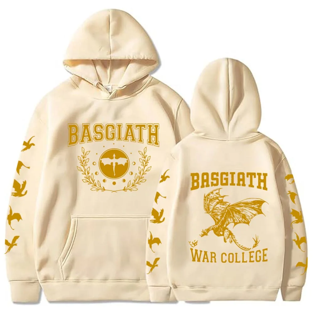 Fourth Wing Hoodie Basgiath War College Sweatshirt Dragon Rider Hoodie Women Long Sleeve Pullovers 2 - Fourth Wing Store