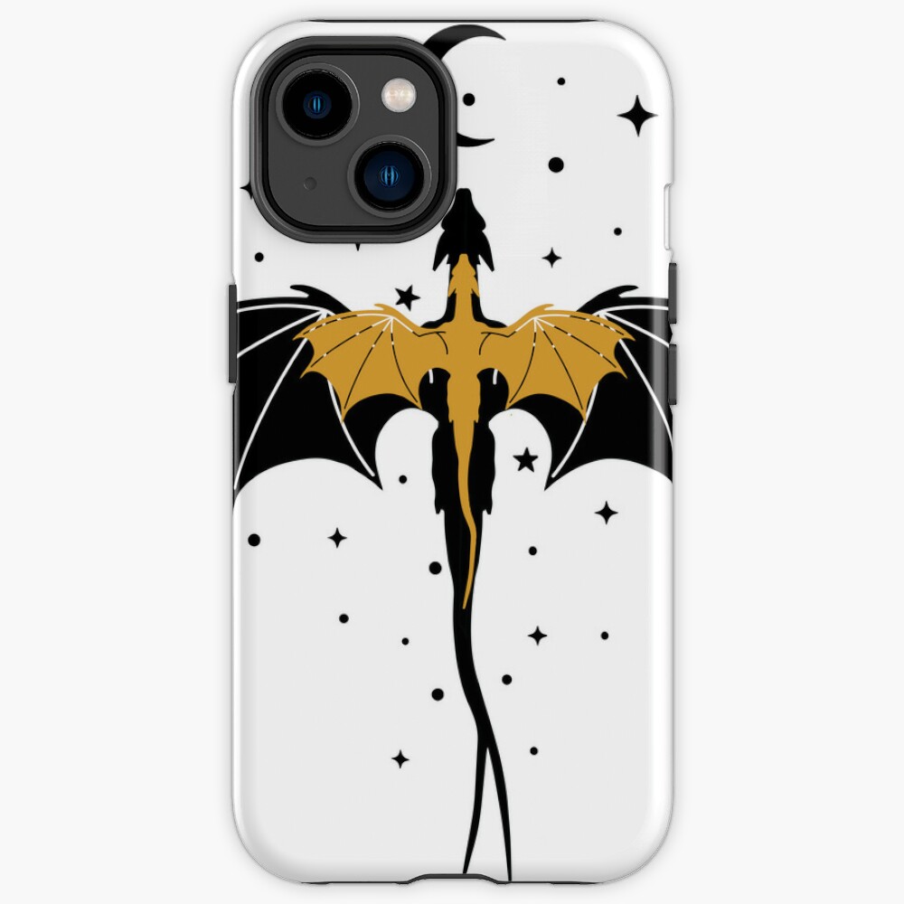 Black And Gold Starry Dragons Iphone Case